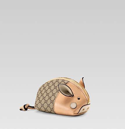 gucci pig change purse